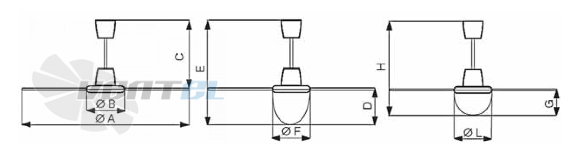 Vortice EVOLUTION R 120/48 - описание, технические характеристики, графики